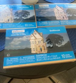 Wooden doll house puzzle 3