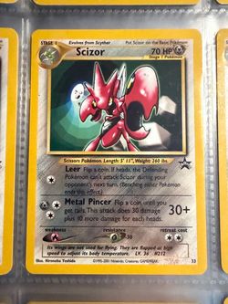 Pokemon Scizor Blackstar promo