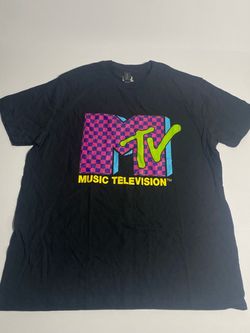 MTV Music Television Graphic T-Shirt size L