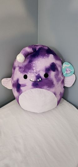 14" Easton Angler Fish SQUISHMALLOW. NWT