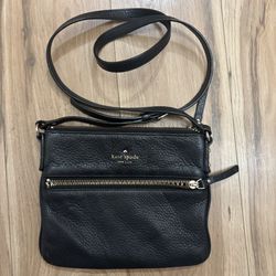 Small Black Kate Spade Crossbody Purse 