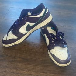 Purple And White Dunks