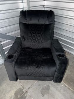 Navy Blue Recliner