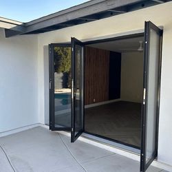 Aluminum Folding Door 80”high Or 96” High 