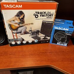 Tascam Track Factory Project TF-2X2 w/ US-2x2 USB Audio Interface, PC, Software