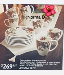 Juego de 16 piezas nuevas en sus cajas 🌺 princess house 🌺