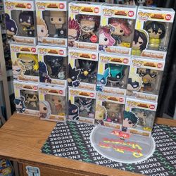 My hero academia Funko Pops