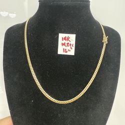 14K Solid Gold 🇨🇺 Links Chain 14.2Gr 16 Inches Long 