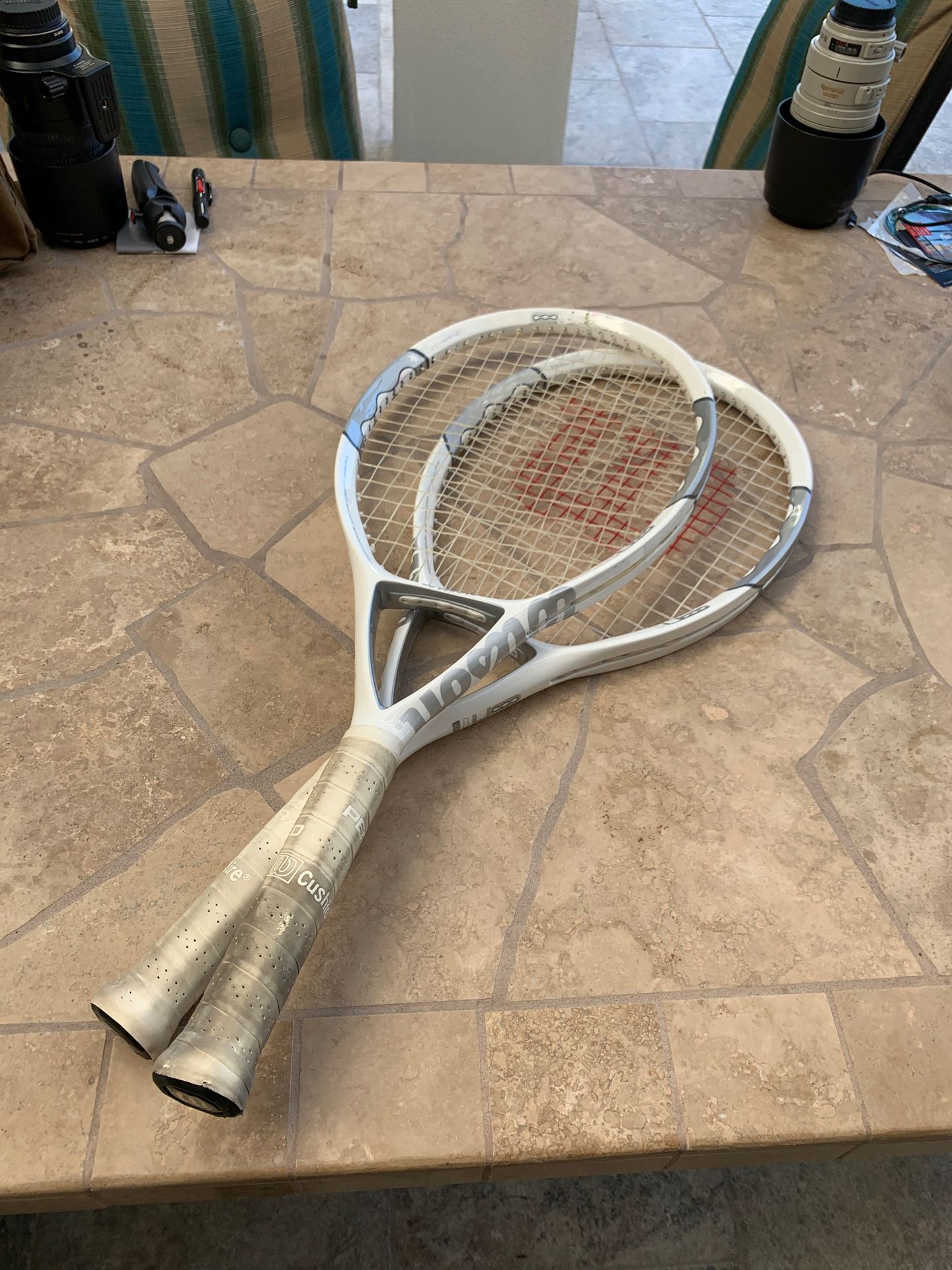 Wilson N code tennis racquets