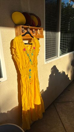 Ladies Yellow Dress