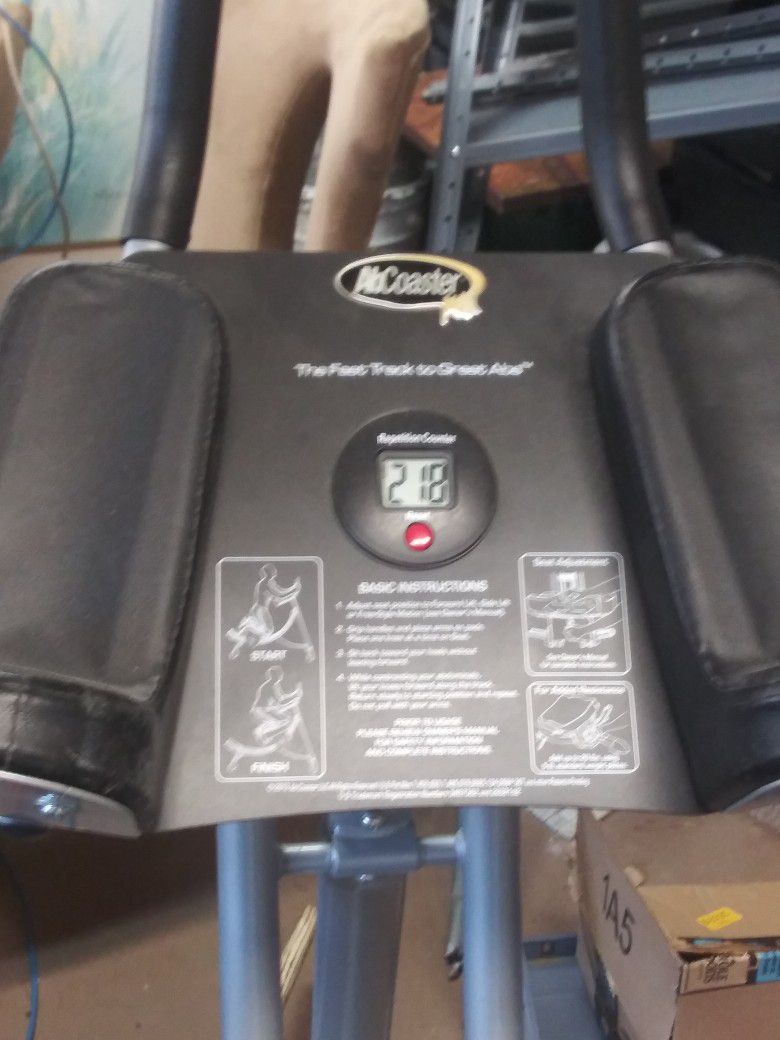 Ab Coaster plus Perfect Condition Treadmill