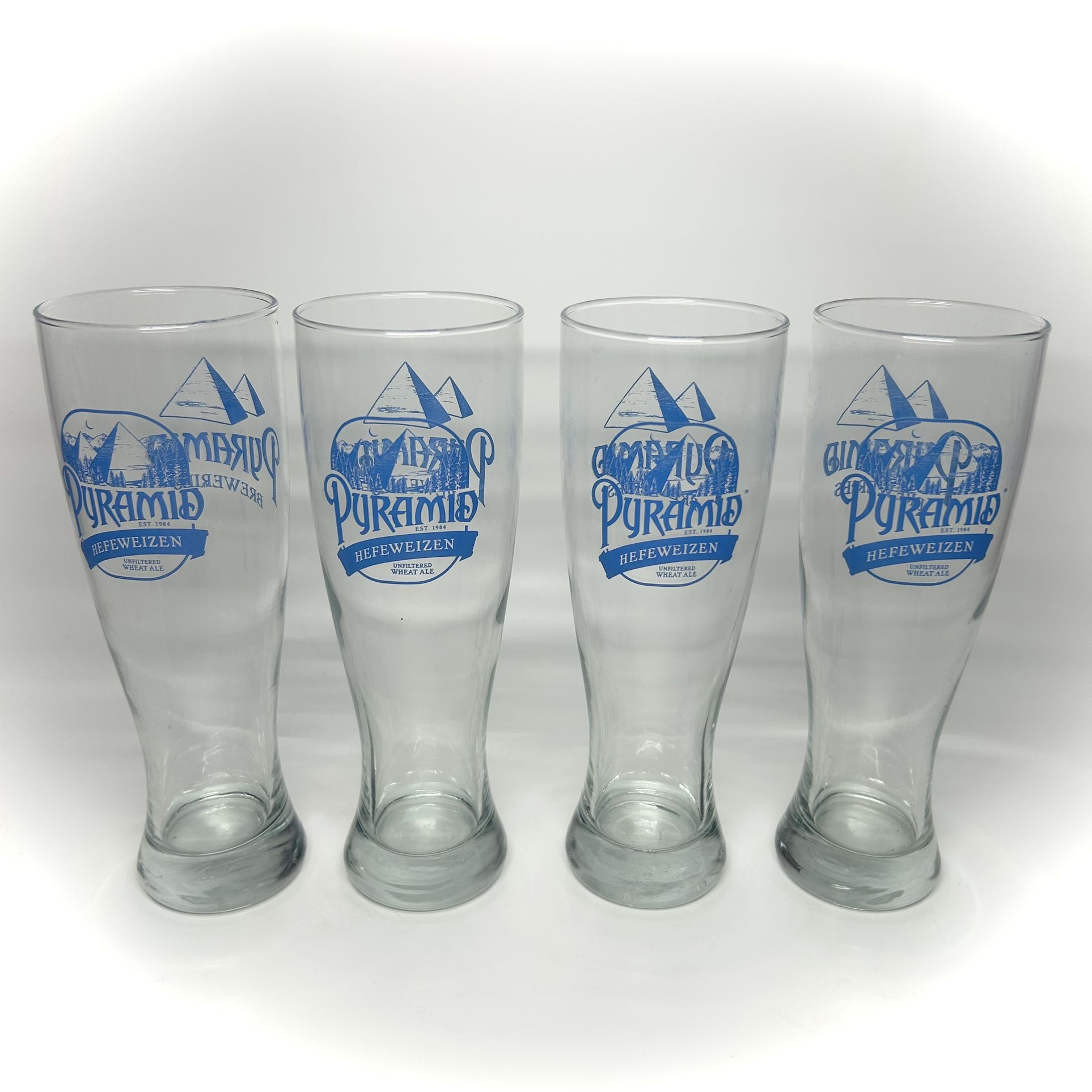 4 Pyramid Breweries Beer Glasses