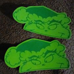 The GRINCHE, $3. Each, Window Peekers Decals Vinyl Stickers Christmas  Dm Us On Instagram To Order! @@hotmechcrew.wecreate 