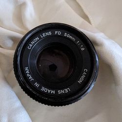 CANON LENS FD 50mm From JAPAN
