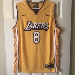 Kobe Bryant #8 LA Lakers Yellow Swingman Jersey LORE SERIES - Men Size XL