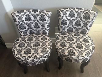 Black and White Accent Chairs