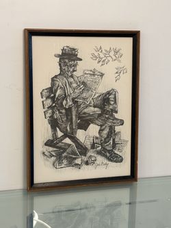 Jim Daly Signed Artwork 17” X 23” 