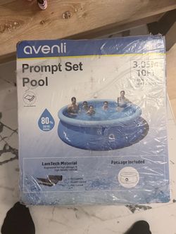 10ft x 30in Inflatable Swimming Pool Outdoor above Ground Pool,Top Ring Blow Up Pool Easy Set