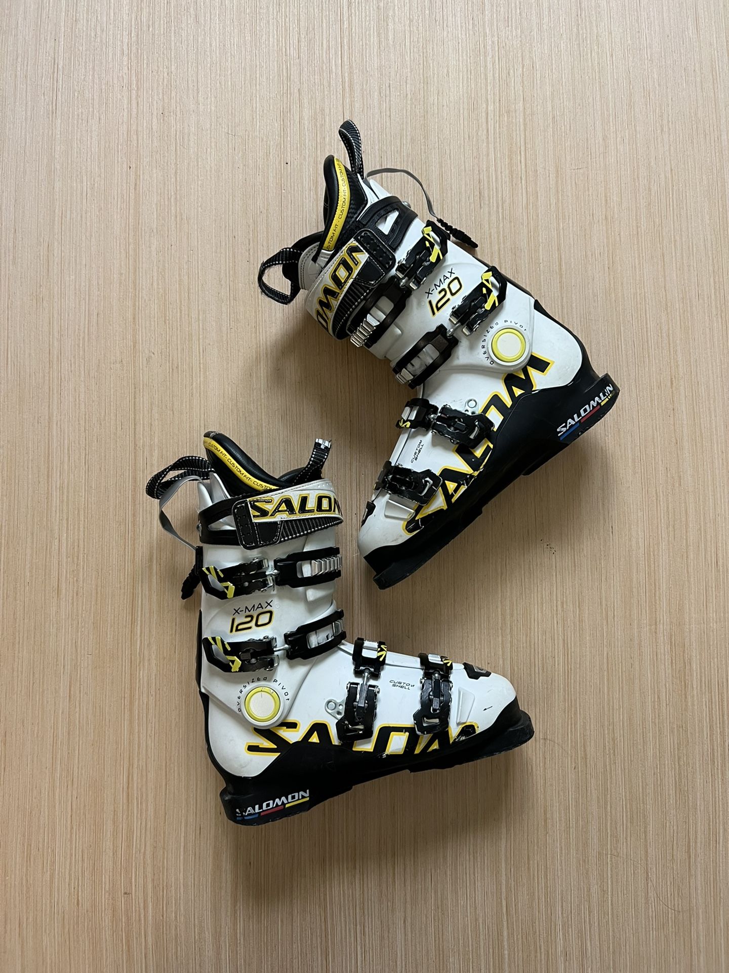 Salomon X Max 120 Ski Boots 26/26.5 White Used