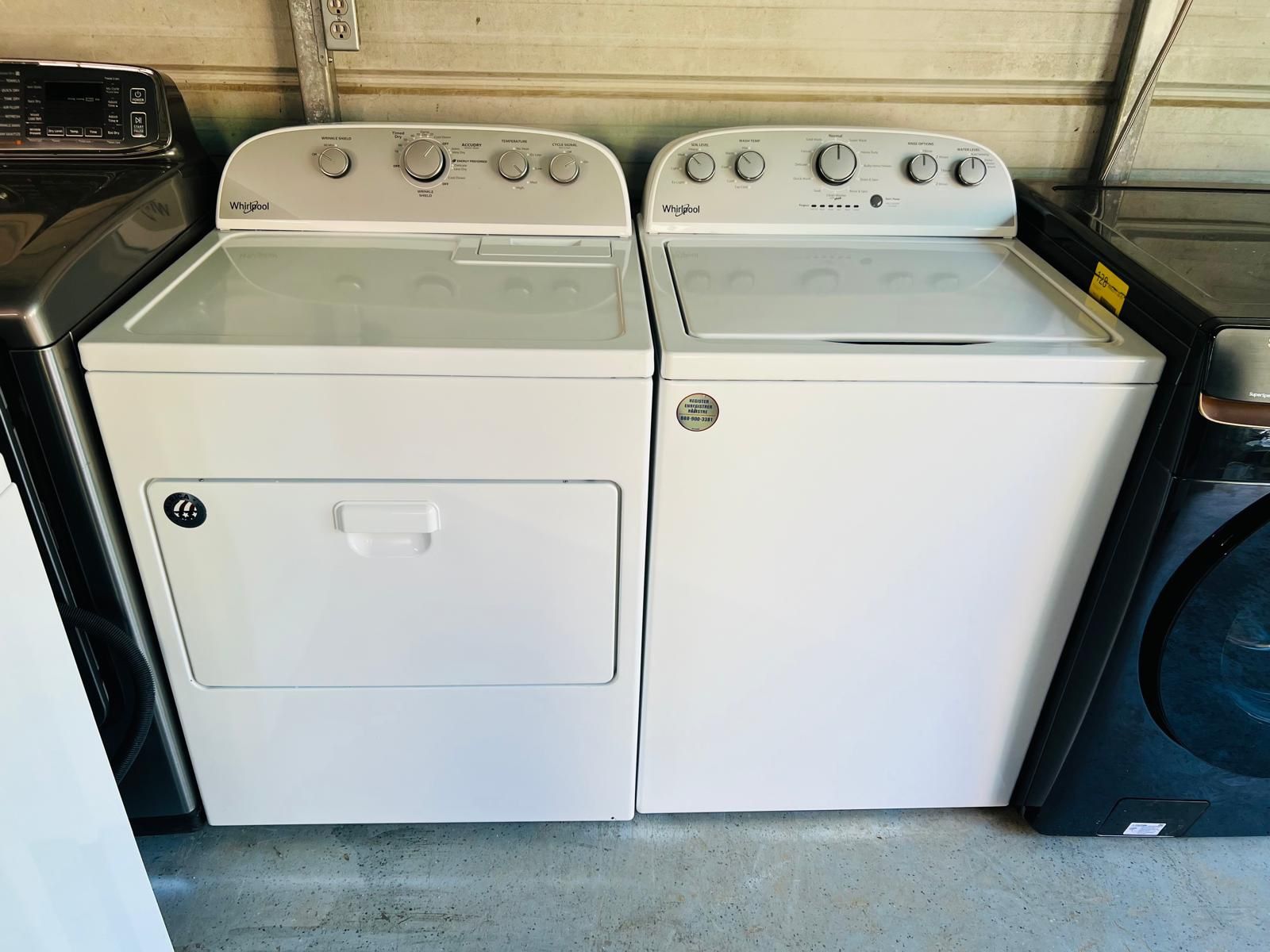 Washer And Dryer Set (Whirlpool Top Load) 