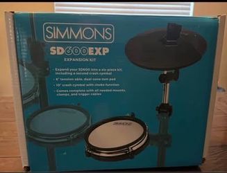 SIMMONS    SD600 EXPANSION KIT. Pad 8 . It’s available as long as you can see it. Please read the description on the box. New