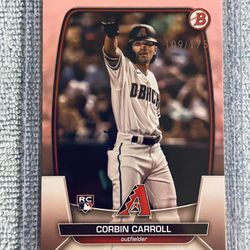 Corbin Carroll Arizona Diamondbacks 2023 Bowman RC Rookie Pink /175!