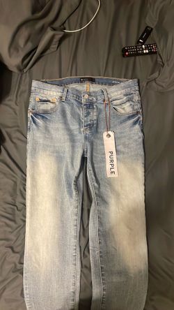 Purple jeans