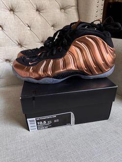 Nike Air Foamposite One Copper Gold Black Sneakers Men’s Size US 10.5 314996-007