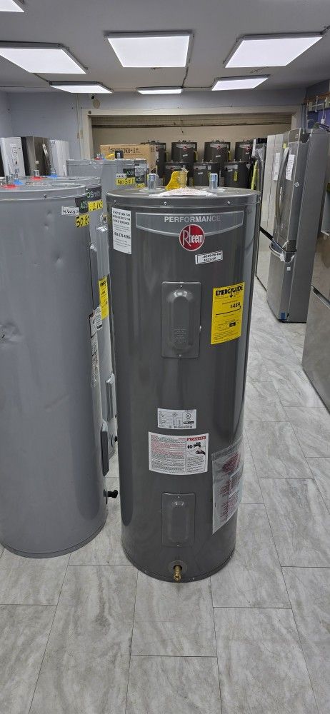 50 Gallons Electric Water Heater New 6 Year Warranty Garantia Por Escrito