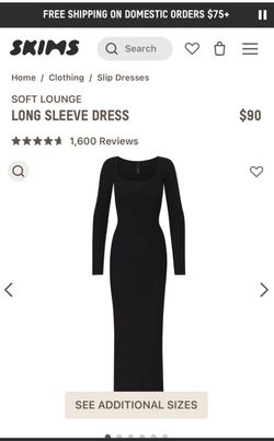 Skims Long Sleeve Dress