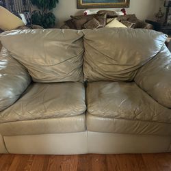 Leather Coaches And Recliner