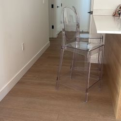Acrylic bar stools (set of 2)