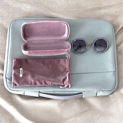 Miu Miu Round Gradient Sunglasses