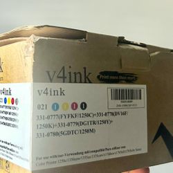 NEW  V4ink 021 4 Pack toner cartridges 
