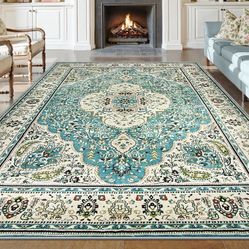 Pick up from Mount Juliet 37122..New Beautiful large 8’x10’ Machine Washable classic Vintage Rug..excellent condition..pet n smoke free home