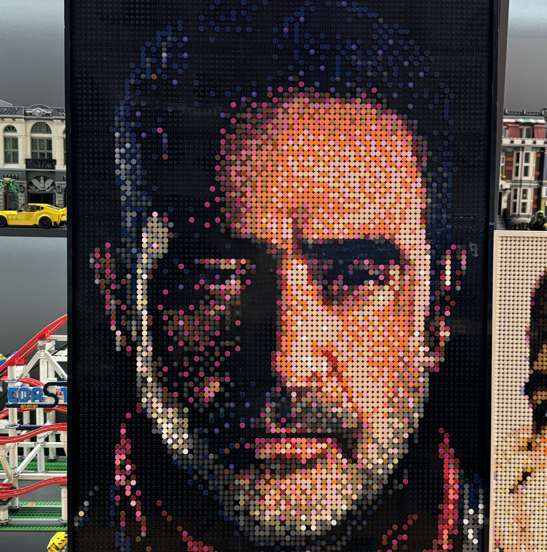 🩸 LEGO Mosaic Art – Negan from The Walking Dead | 10,240 Pieces | 3.3 ft × 2.3 ft