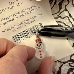 Brighton Collectible Snowman Charm