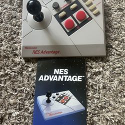 Nintendo NES Advantage NES-026 Joystick Arcade Turbo Controller & Manual