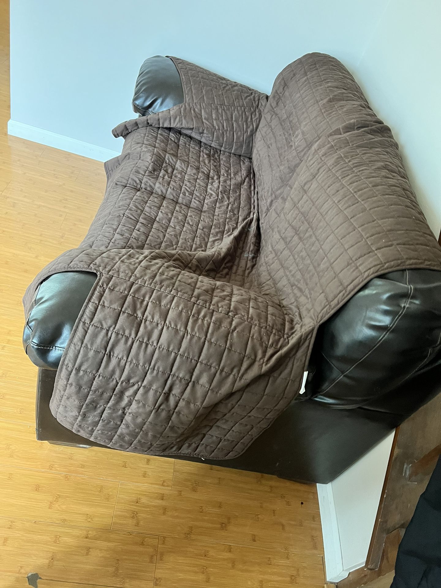 Couch And Recliner With Covers