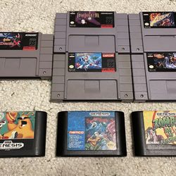 Super Nintendo & Sega Games PRICE IN DESCRIPTION 