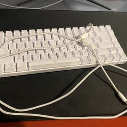 White Colored Keyboard