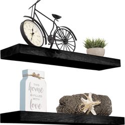 Floating Wall Shelves Set of 2