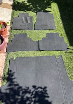2019-2024 Nissan Murano Black CarpetFront Rear Floor Mats Cargo Mat and Cargo Lid Cover Set OEM