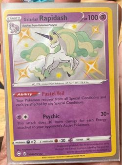 Galarian Rapidash Pokémon Card SV048/SV122