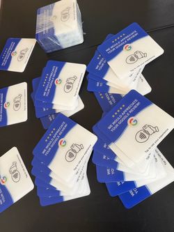Google Review NFC Tap Cards – Bulk Lot