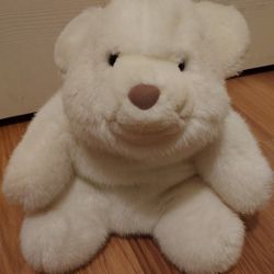 Gund Platinum Polar Bear Realistic 1980 Snuffles Stuffed Plush Animal 12" Soft
