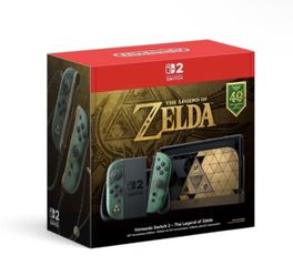 Nintendo Switch 2 Legend of Zelda 40th Anniversary Edition