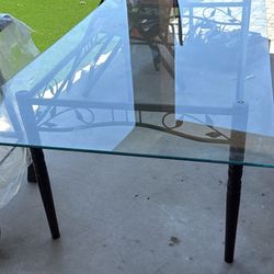 Glass Dining Table 