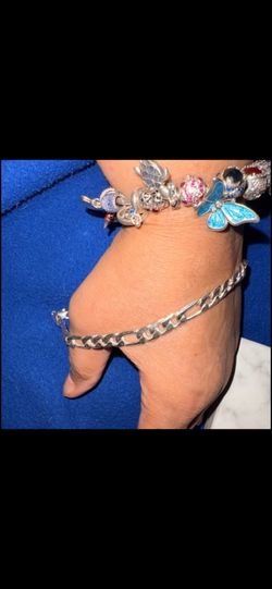 8” FIGARO BRACELET NEW NEVER WORN 5MM