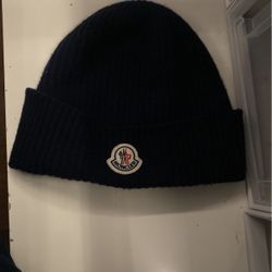Navy Moncler beanie